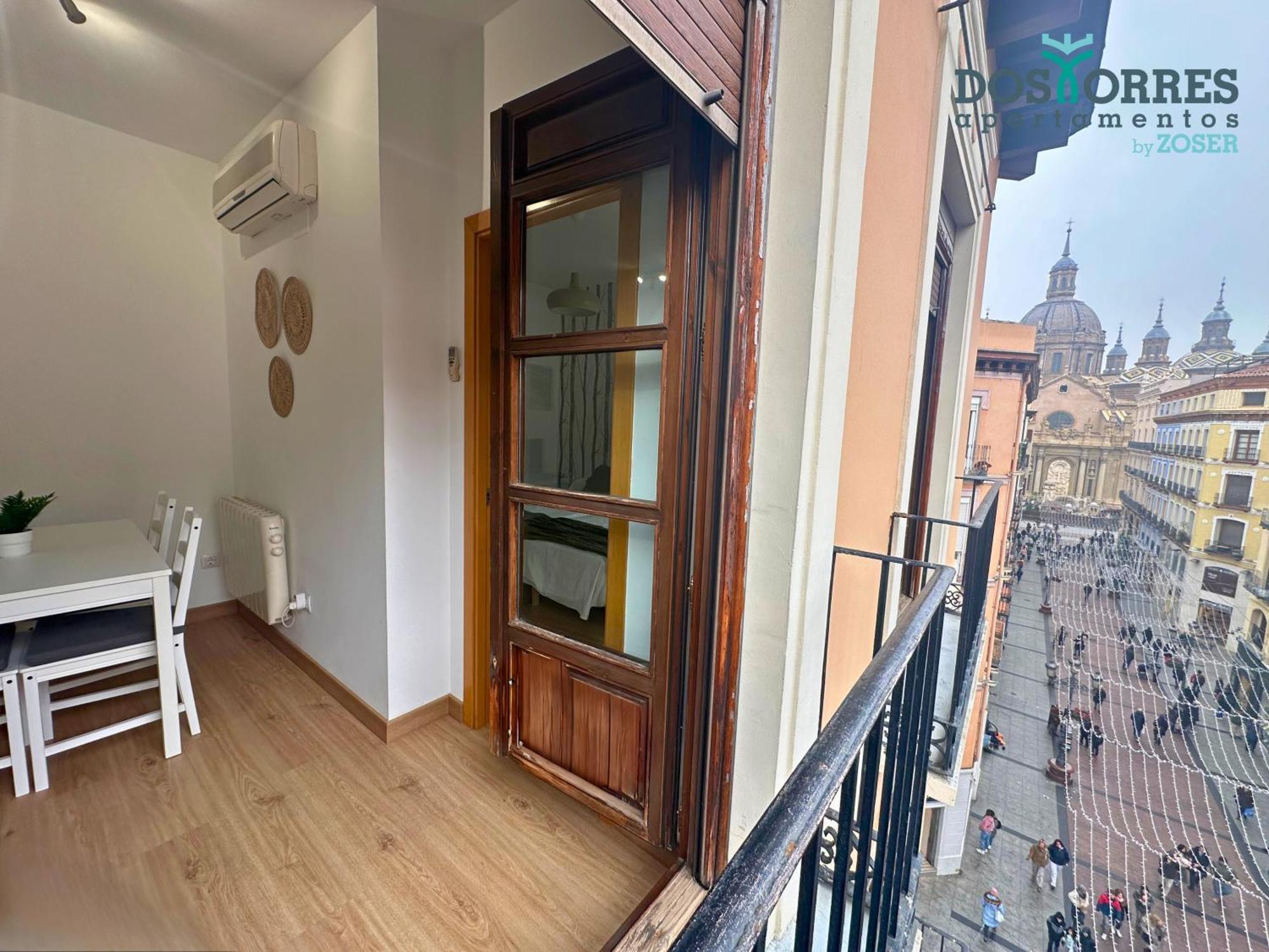Dos Torres Pilar Suites- Balcones Con Vistas A La Ciudad Saragosse Extérieur photo
